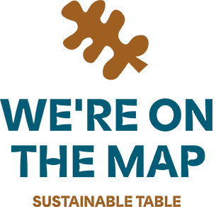 we're on the map sustainable table